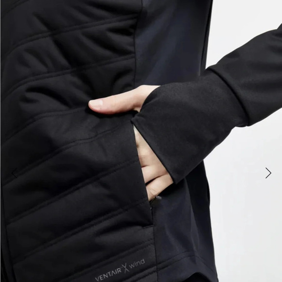 Craft Women’s XL ADV Essence Warm Jacket Black NWT Wind Protection Thumbholes - Picture 12 of 14